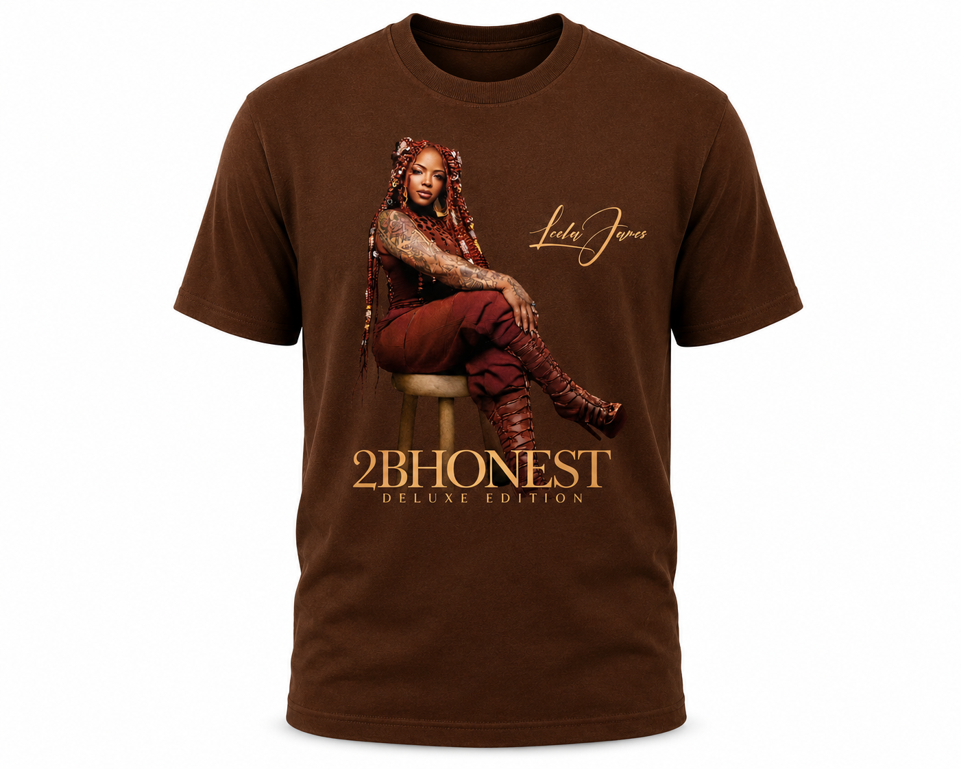 Leela James Official '2BHonsest Deluxe Edition' T-Shirt